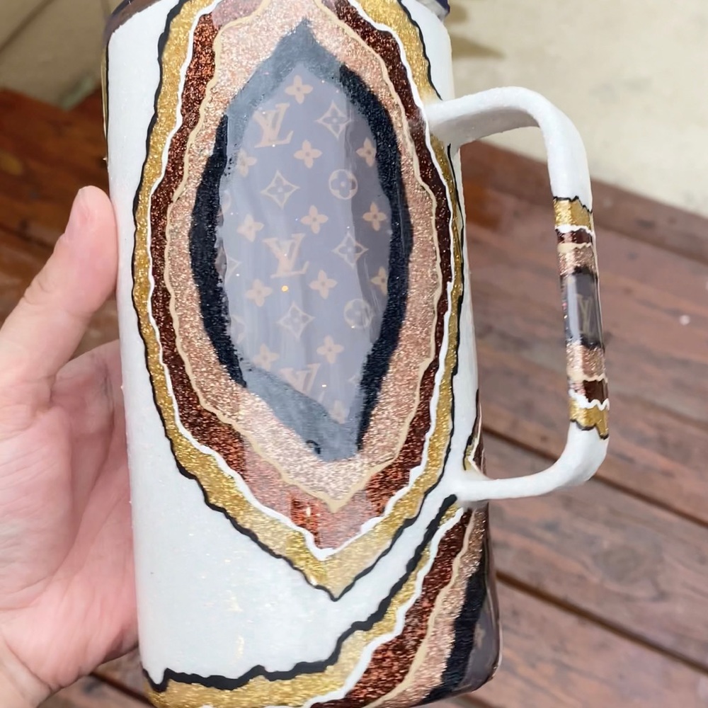 LoVe Geode Tumbler Handmade